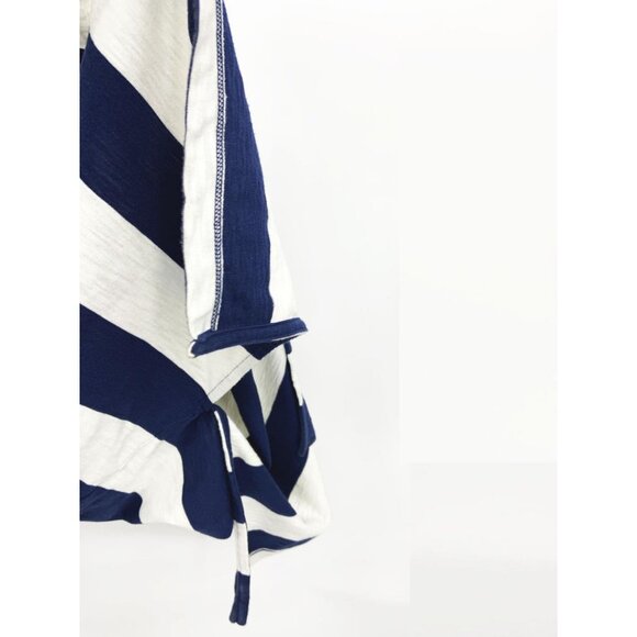 GAP Nautical Navy Blue Striped Cotton - Picture 4 of 7